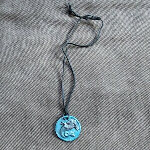 Turquoise Capricorn Pendant Necklace